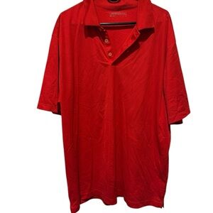 Nike Men's Vibrant Red Polo Shirt